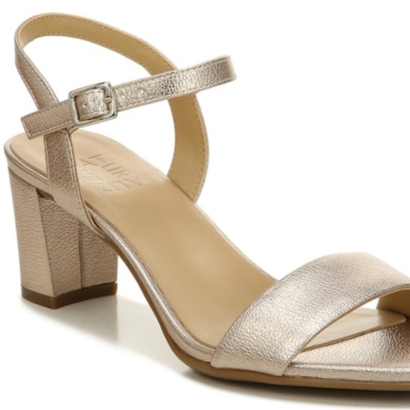 Naturalizer Gold Metallic Bristol Sandal - Picture 1 of 7